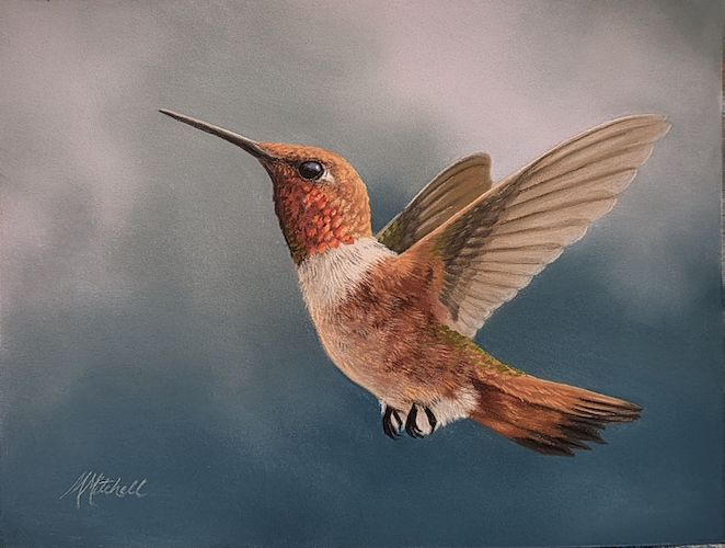 Rust and Radiance 6x8 $475 at Hunter Wolff Gallery